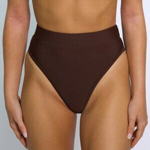 93 Play Street CHLOE "Cacao" Brown High Rise Bikini Bottom